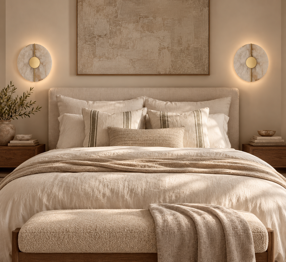 Alabaster Marble Wall Sconce