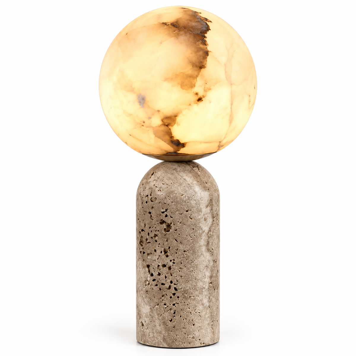 Wabi Sabi Natural Stone Table Lamp