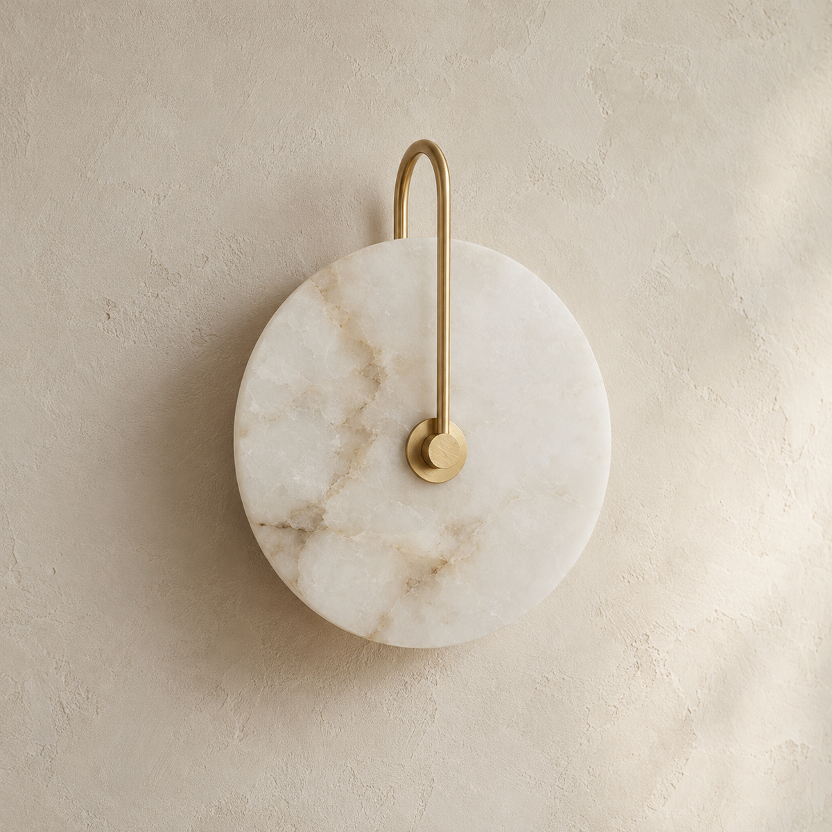 Marble Disc Wall Light