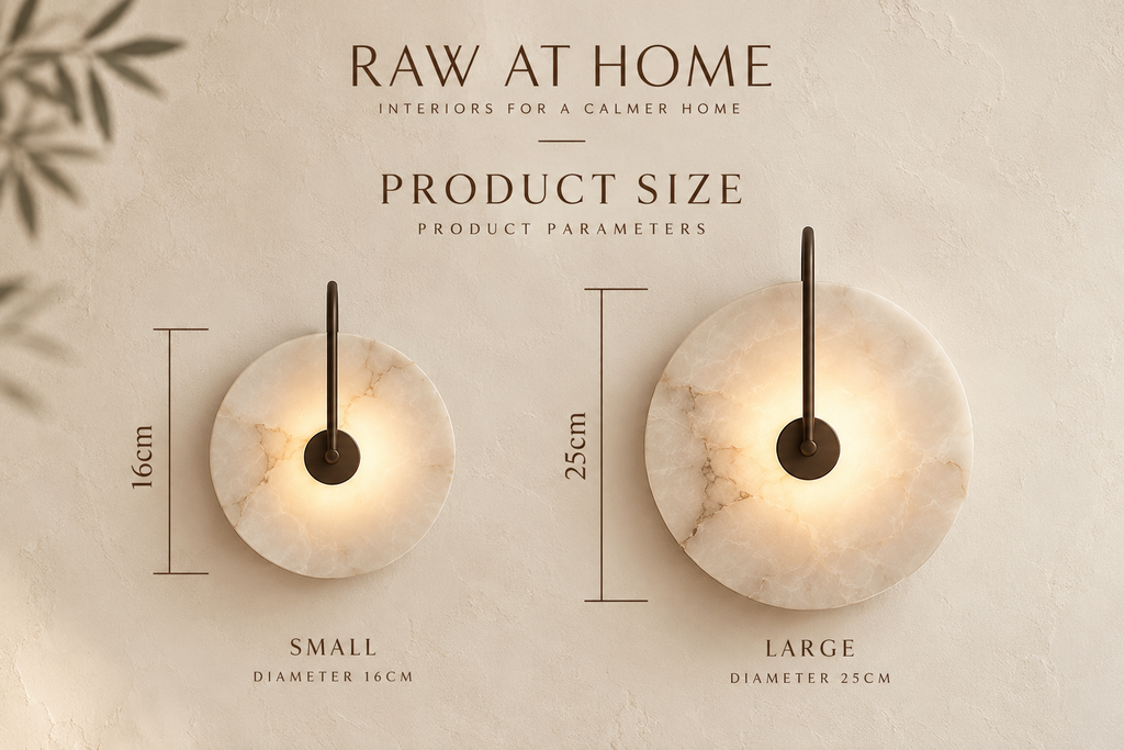 Marble Disc Wall Light
