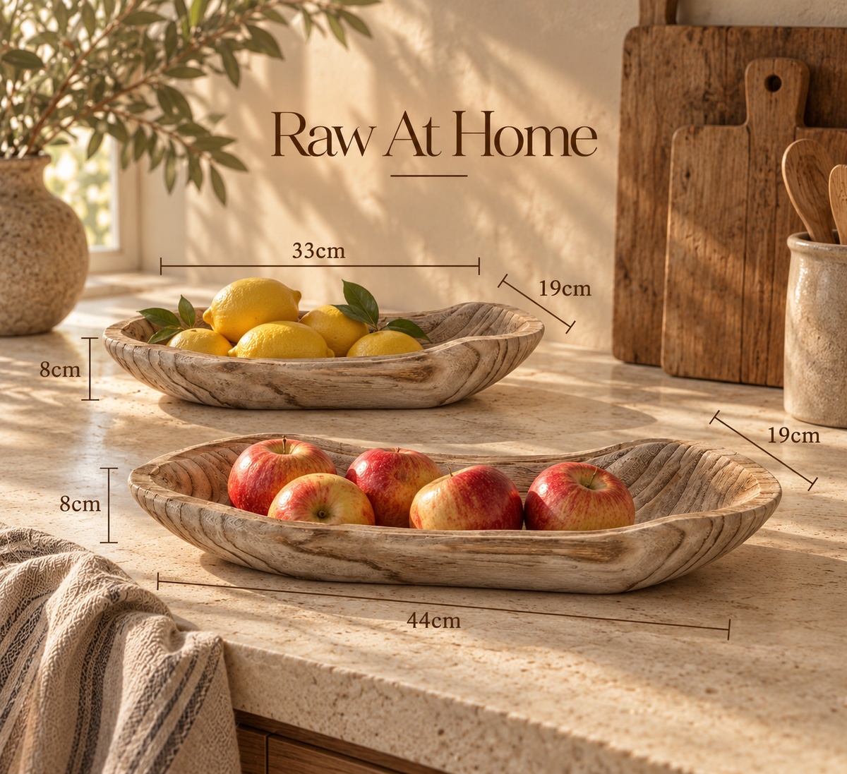 Rustic Timber Tray