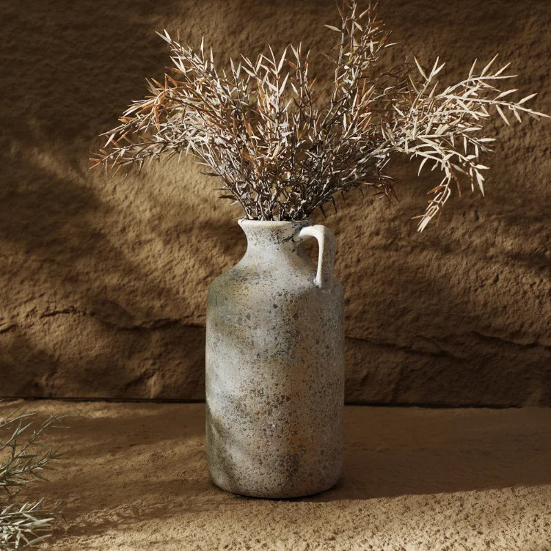 Earthy Clay Wabi-Sabi Vase