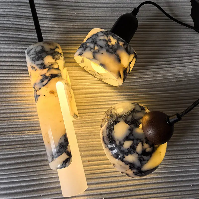 Natural Stone Pendant Light