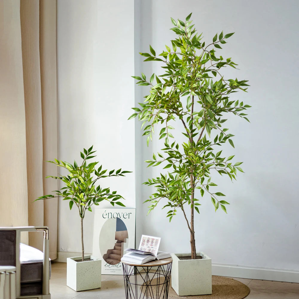 Tropical Faux Floor Plant