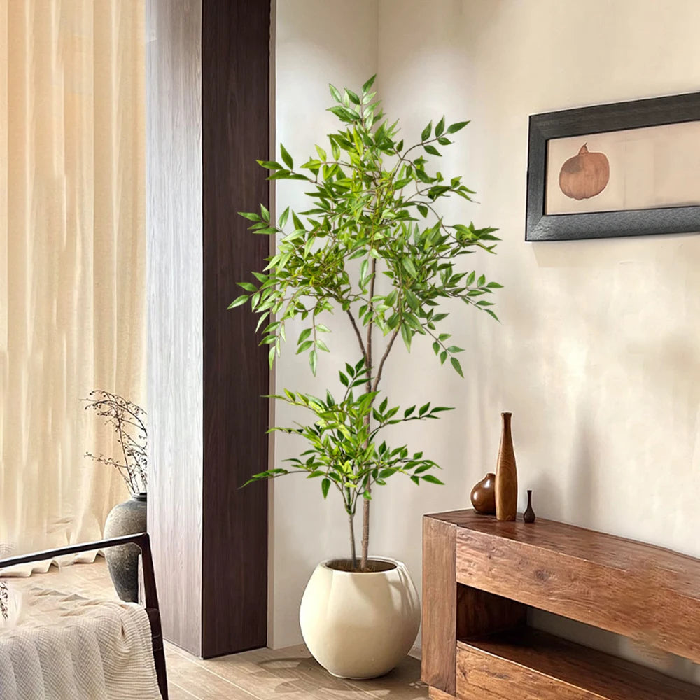 Tropical Faux Floor Plant