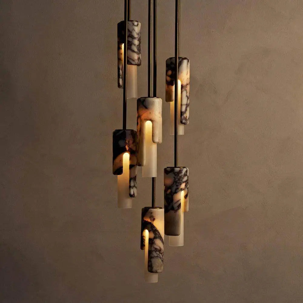 Natural Stone Pendant Light