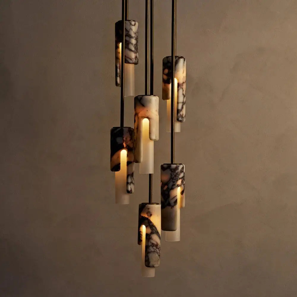 Natural Stone Pendant Light