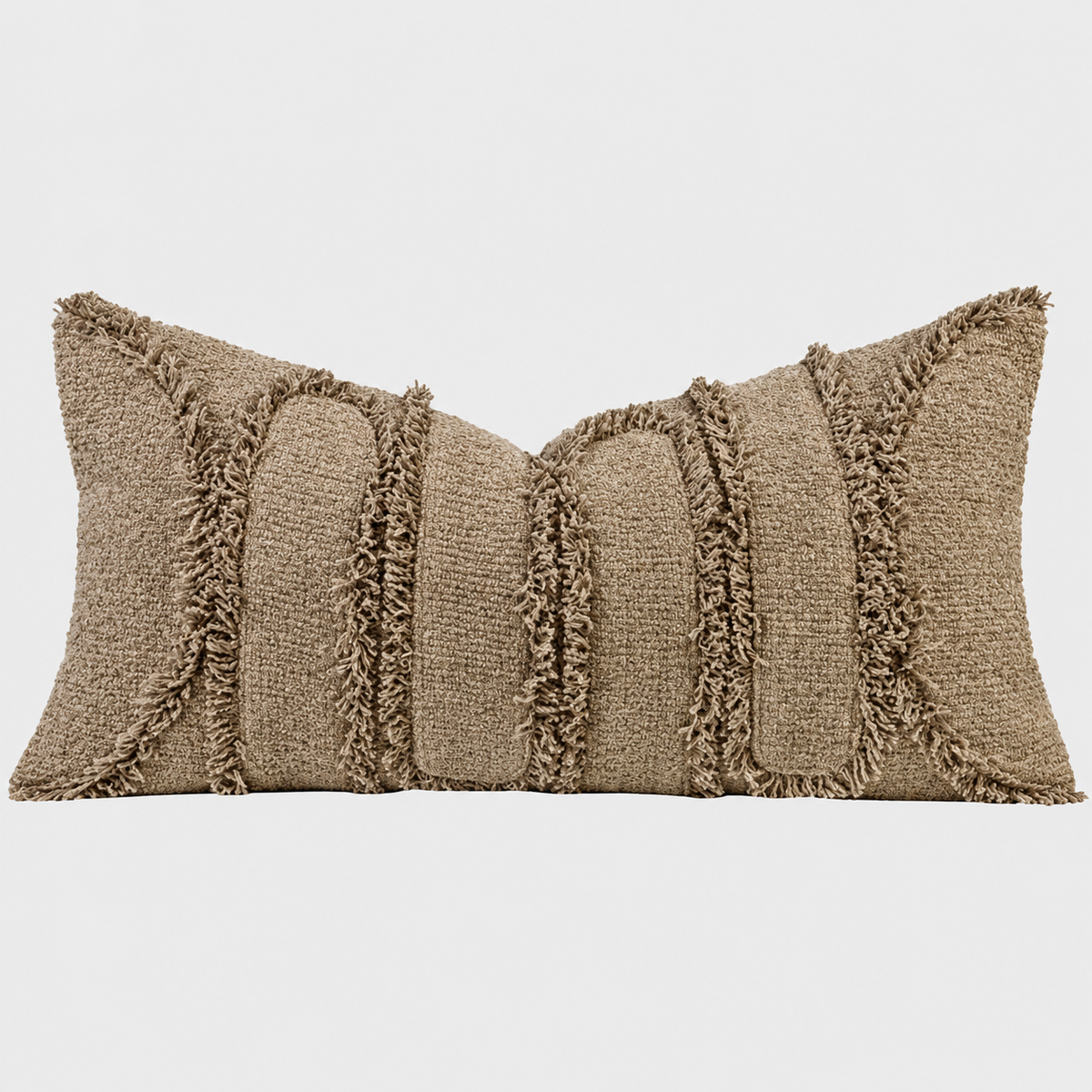 Moroccan Wabi Sabi Style Lumbar Cushion Heavy Textured