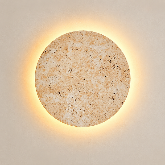 Golden Cave Stone Wall Light