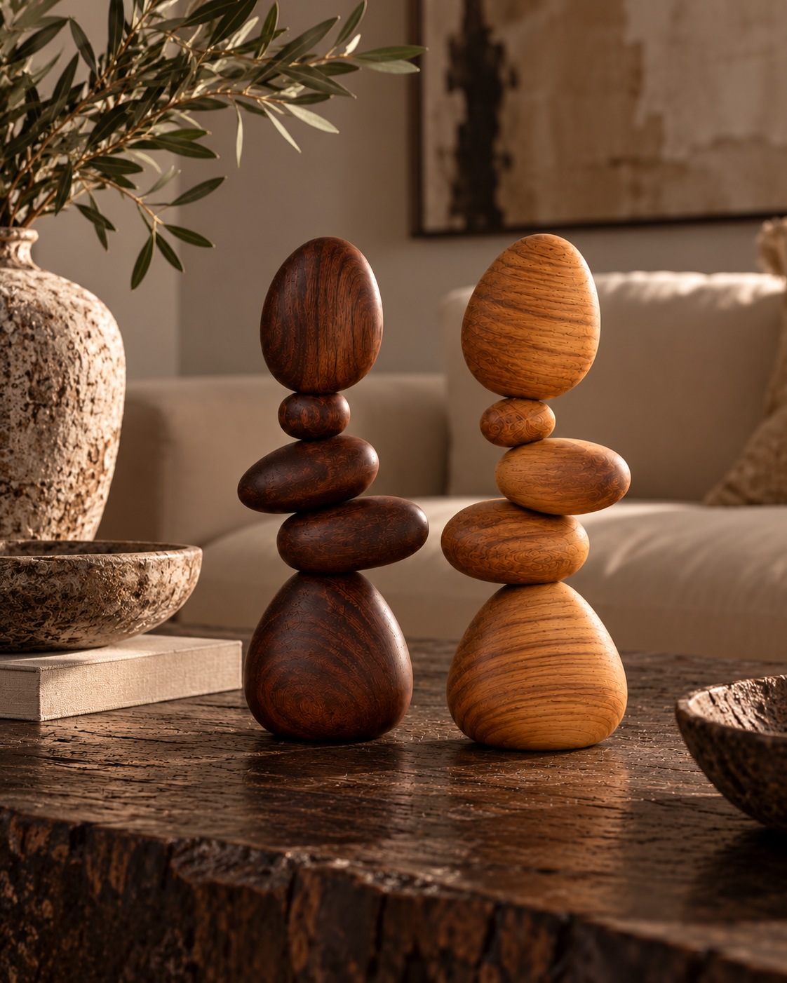 The Playful Balance | Wooden Sculptural Puzzle