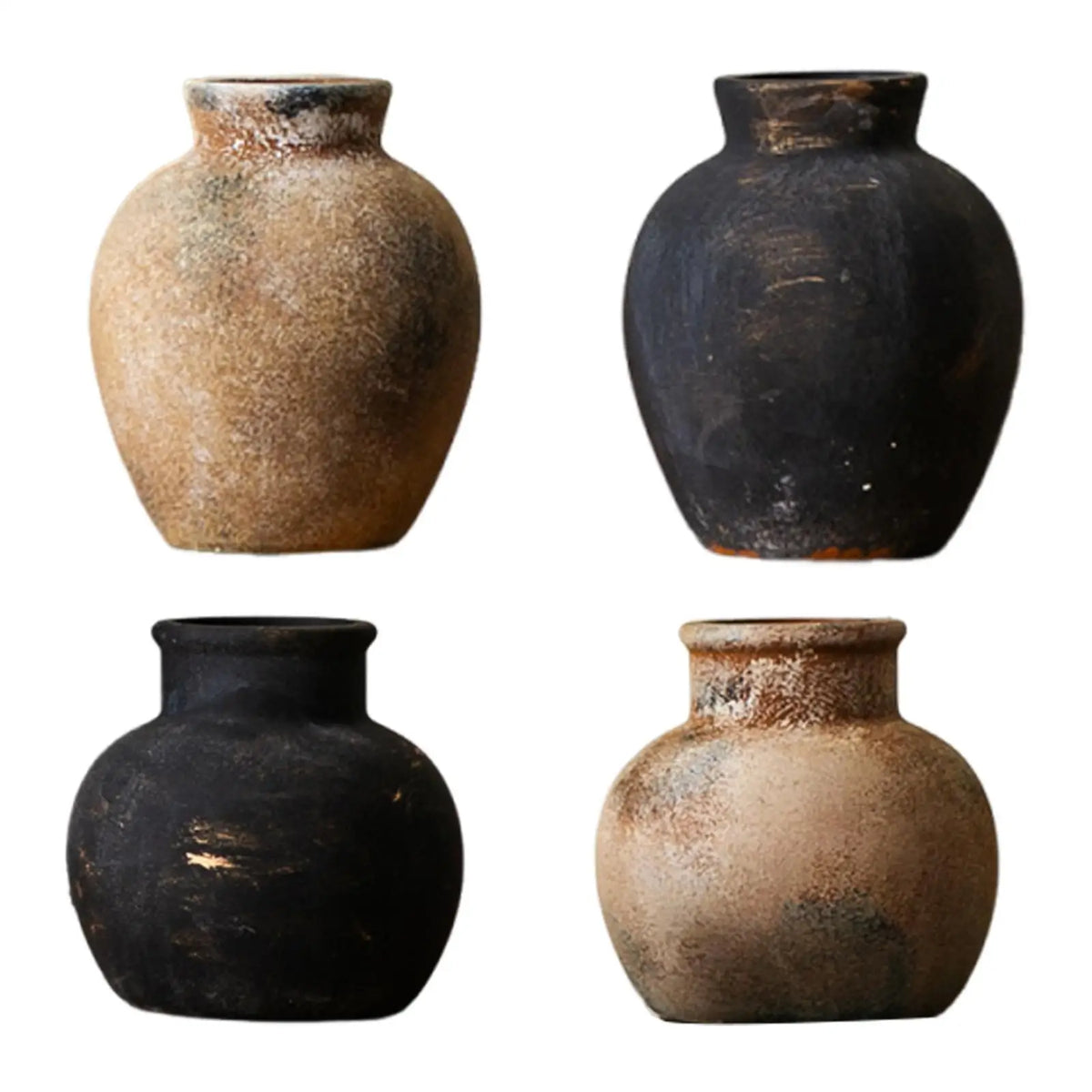 Rustic Wabi Sabi Ceramic Vase
