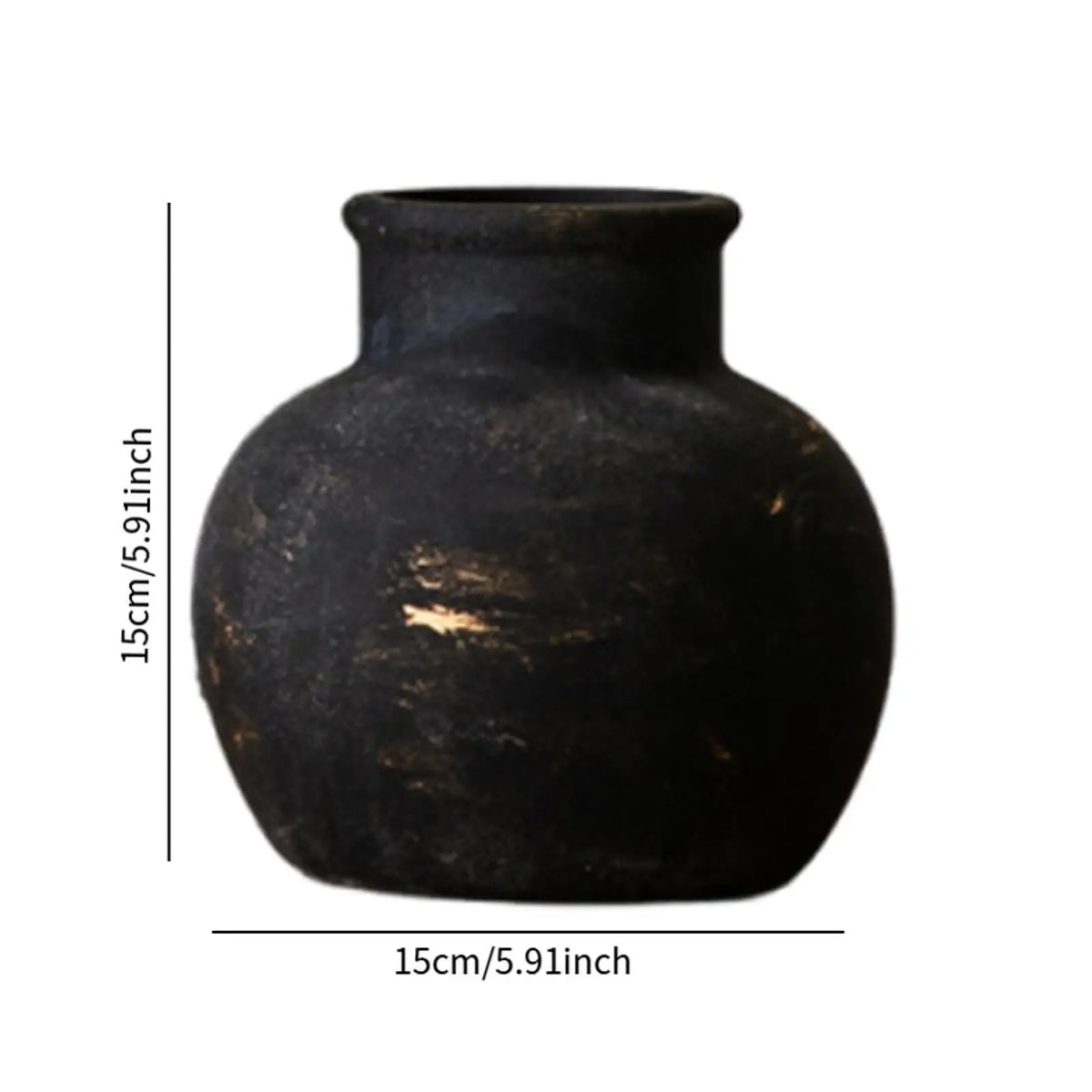 Rustic Wabi Sabi Ceramic Vase