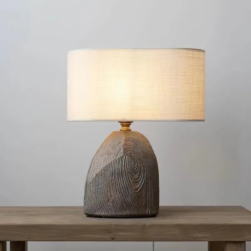 Wabi Sabi Wood Lamp