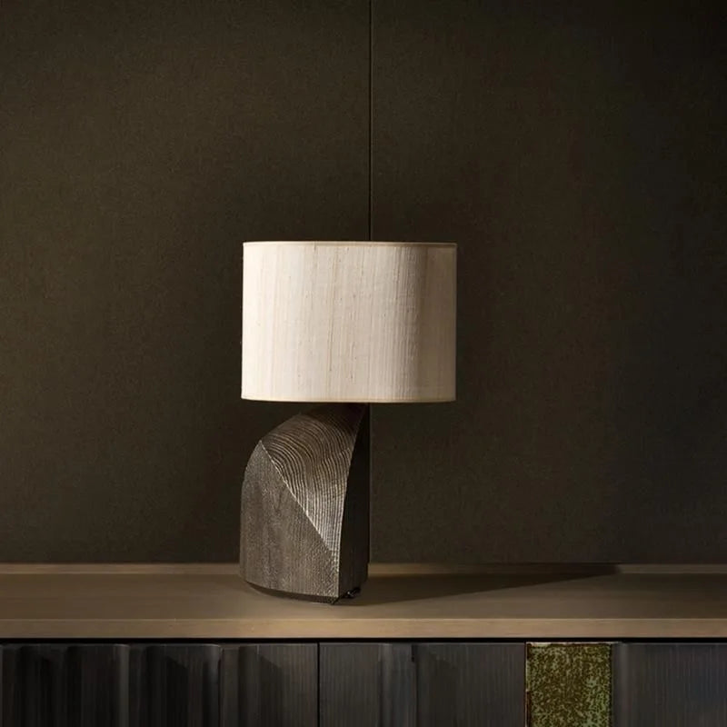 Wabi Sabi Wood Lamp