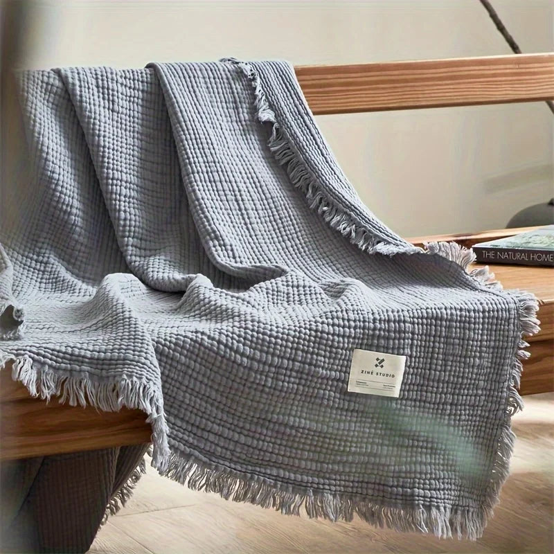 Cotton Muslin Throw Blanket