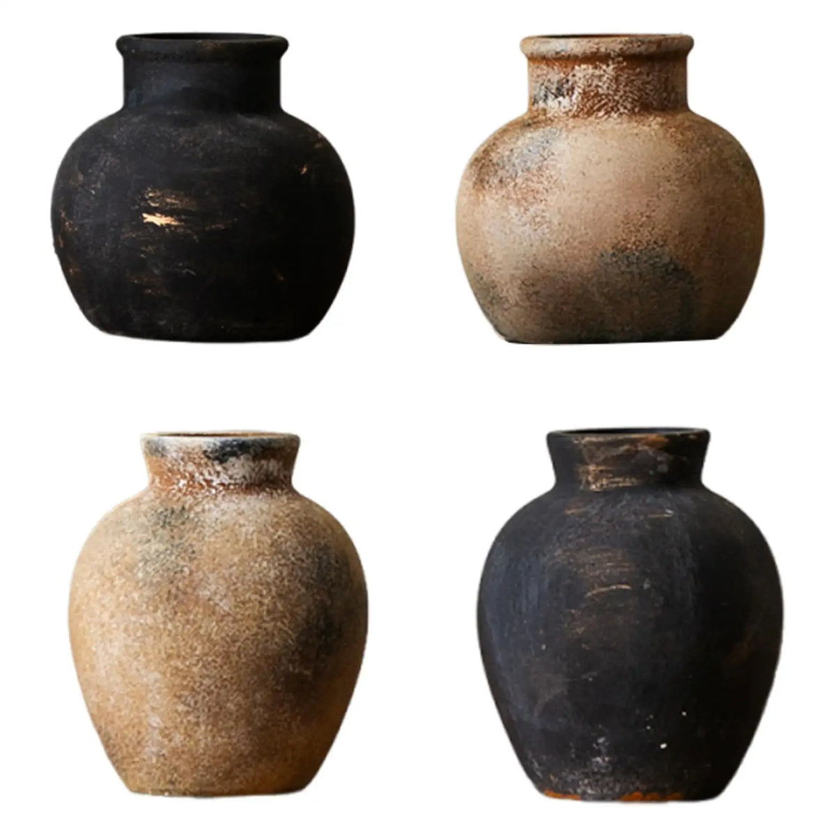Rustic Wabi Sabi Ceramic Vase